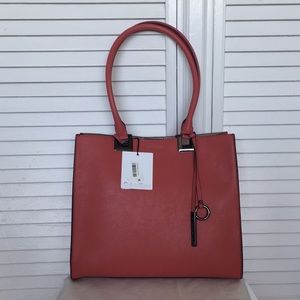 Calvin Klein N/s Novelty Smooth Boxed Tote